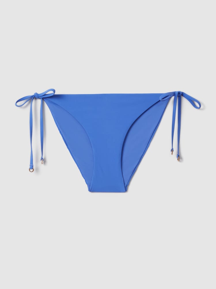 Reiss Light Blue Millie Mid Rise Bikini Bottoms - Image 2 of 6