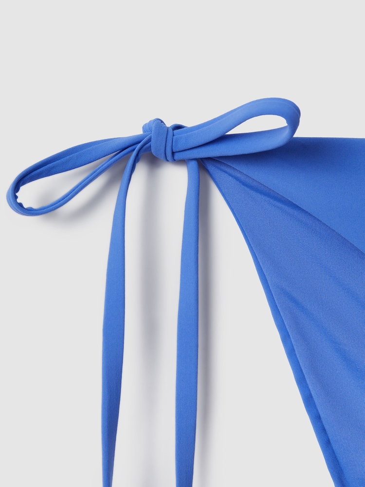 Reiss Light Blue Millie Mid Rise Bikini Bottoms - Image 6 of 6