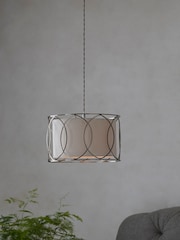 Chrome Claridge Easy Fit Lamp Shade - Image 1 of 7