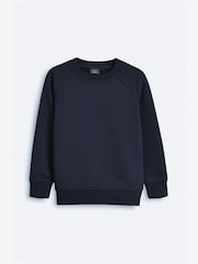 Navy Blue 1 Pack Crew Neck School Sweater (3-16yrs) - Image 1 of 4