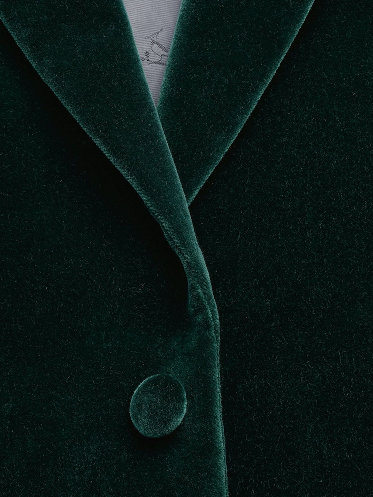 Charles Tyrwhitt Green Slim Fit 100% Cotton Italian Jacket - Image 2 of 5 Charles Tyrwhitt Green Slim Fit 100% Cotton Italian Jacket - Image 2 of 5