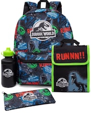 Vanilla Underground Black Jurrasic World 4 Piece Back To School Set - Image 1 of 5