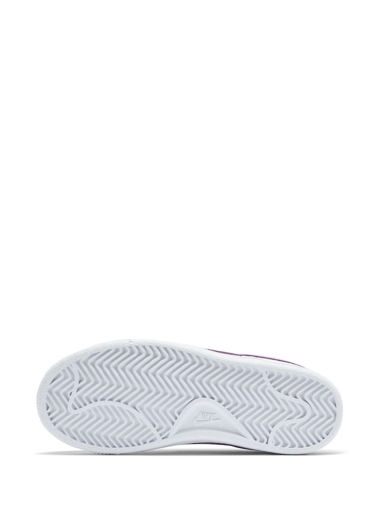 Nike White/Pink Court Royale Junior Trainers - Image 4 of 4