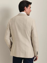 Charles Tyrwhitt Natural Wool Silk Slim Fit Jacket - Image 2 of 4