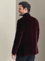 Charles Tyrwhitt Red Slim Fit 100% Cotton Italian Jacket - Image 2 of 6