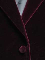 Charles Tyrwhitt Red Slim Fit 100% Cotton Italian Jacket - Image 4 of 6