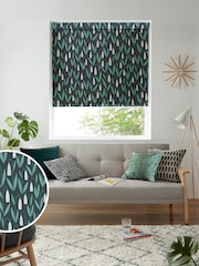 MissPrint Night Flower Snow Drops Made to Measure Roller Blinds - Image 1 of 6
