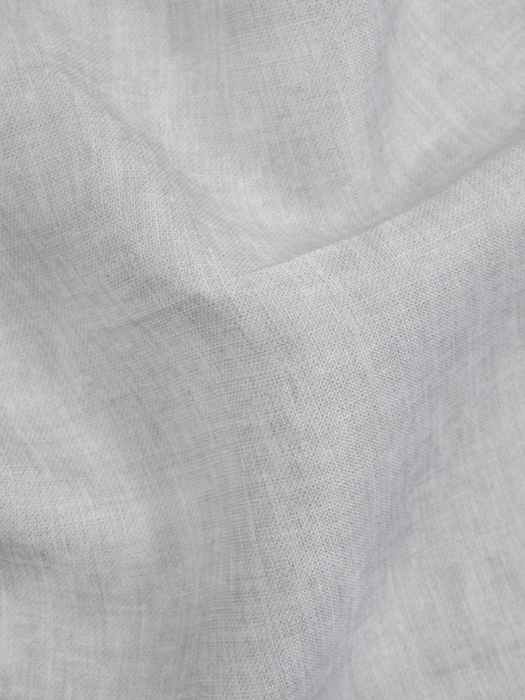 Reiss Soft Ice Siracusa Linen Contrast Trim Pocket Square - Image 5 of 5