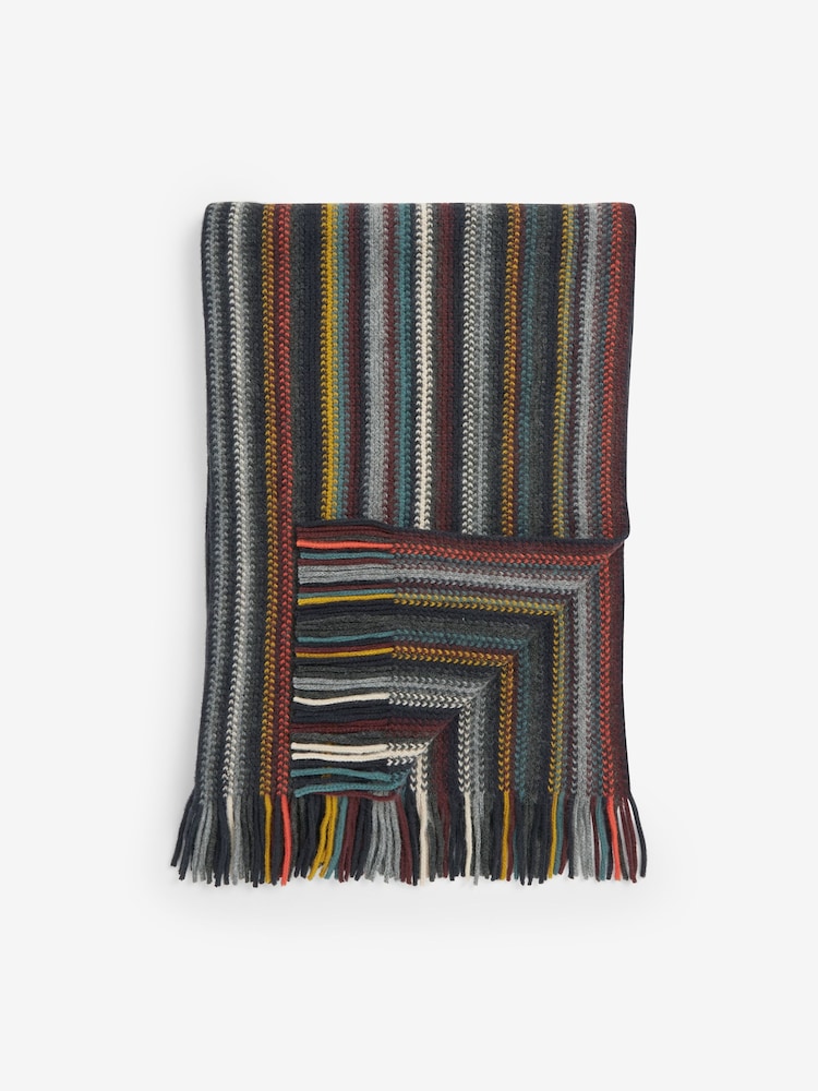 Multicolour Knitted Scarf - Image 2 of 3