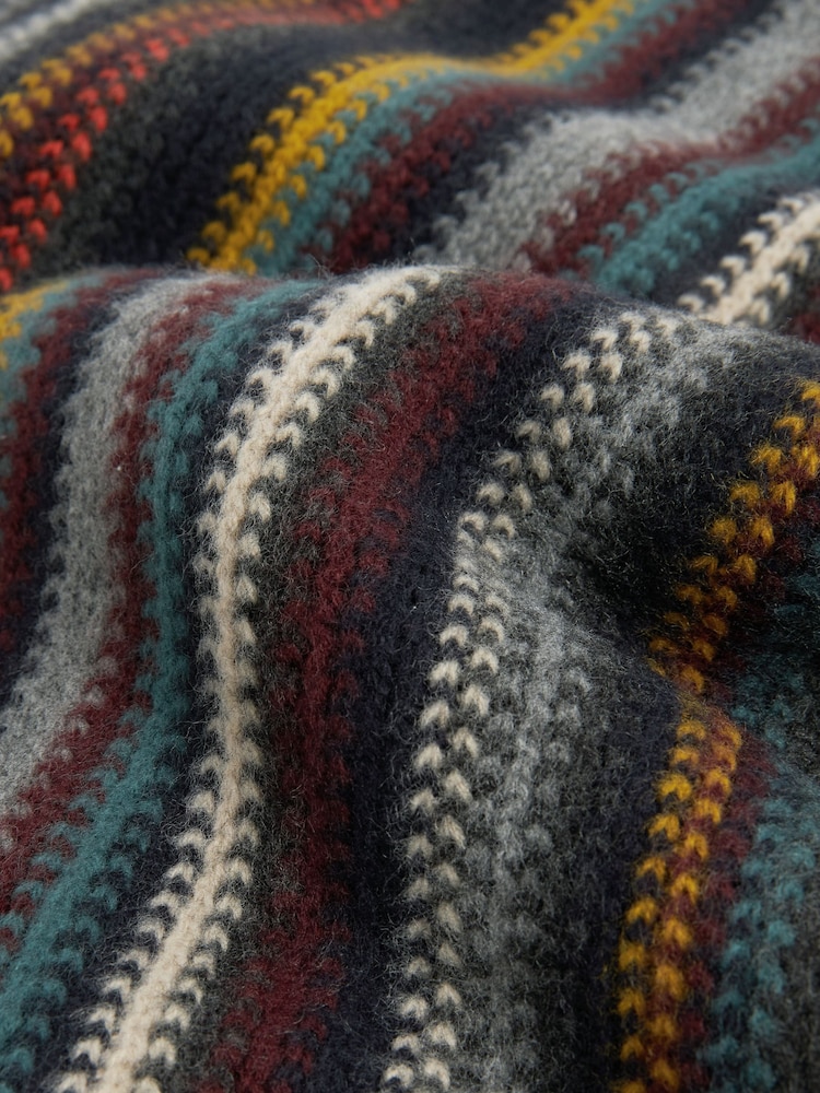 Multicolour Knitted Scarf - Image 3 of 3
