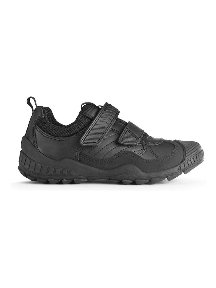 Start-Rite Extreme Pri Black Leather School Shoes F Fit - Image 1 of 5