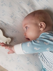 The Little Tailor 2 набор 100% Хлопковый младенец Fitted Jersey Cot Sheets - Image 9 of 13
