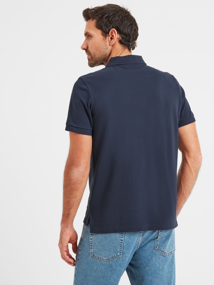 Tog 24 Blue Aketon 100% Cotton Polo Shirt - Image 2 of 7