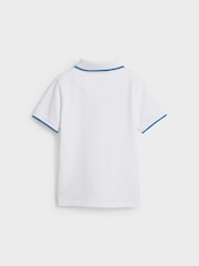 Paul Smith Junior Boys Short Sleeve Signature 100% Cotton Polo Shirt - Image 6 of 8