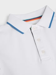 Paul Smith Junior Boys Short Sleeve Signature 100% Cotton Polo Shirt - Image 7 of 8