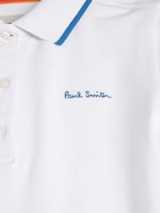 Paul Smith Junior Boys Short Sleeve Signature 100% Cotton Polo Shirt - Image 8 of 8