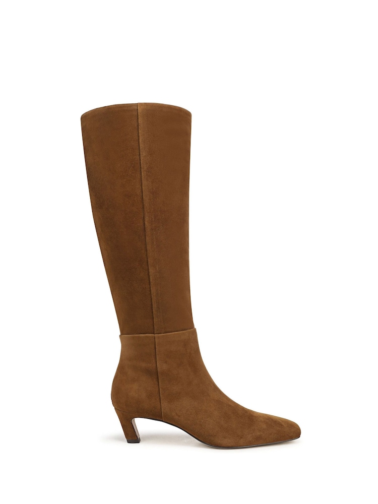 Sam Edelman Brown Perla Regular Fit Knee High Boots - Image 1 of 7 Sam Edelman Brown Perla Regular Fit Knee High Boots - Image 1 of 7