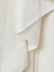 Reiss Ivory Eden High-Low Bridal Skirt - Image 6 of 6