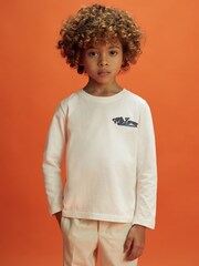 Reiss x McLaren F1 Team White 9-13 yrs McLaren F1 Crew Neck Tour T-Shirt - Image 1 of 11