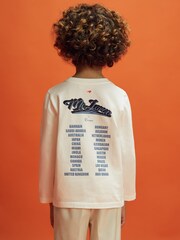 Reiss x McLaren F1 Team White 9-13 yrs McLaren F1 Crew Neck Tour T-Shirt - Image 5 of 11