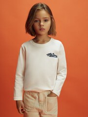 Reiss x McLaren F1 Team White 9-13 yrs McLaren F1 Crew Neck Tour T-Shirt - Image 9 of 11