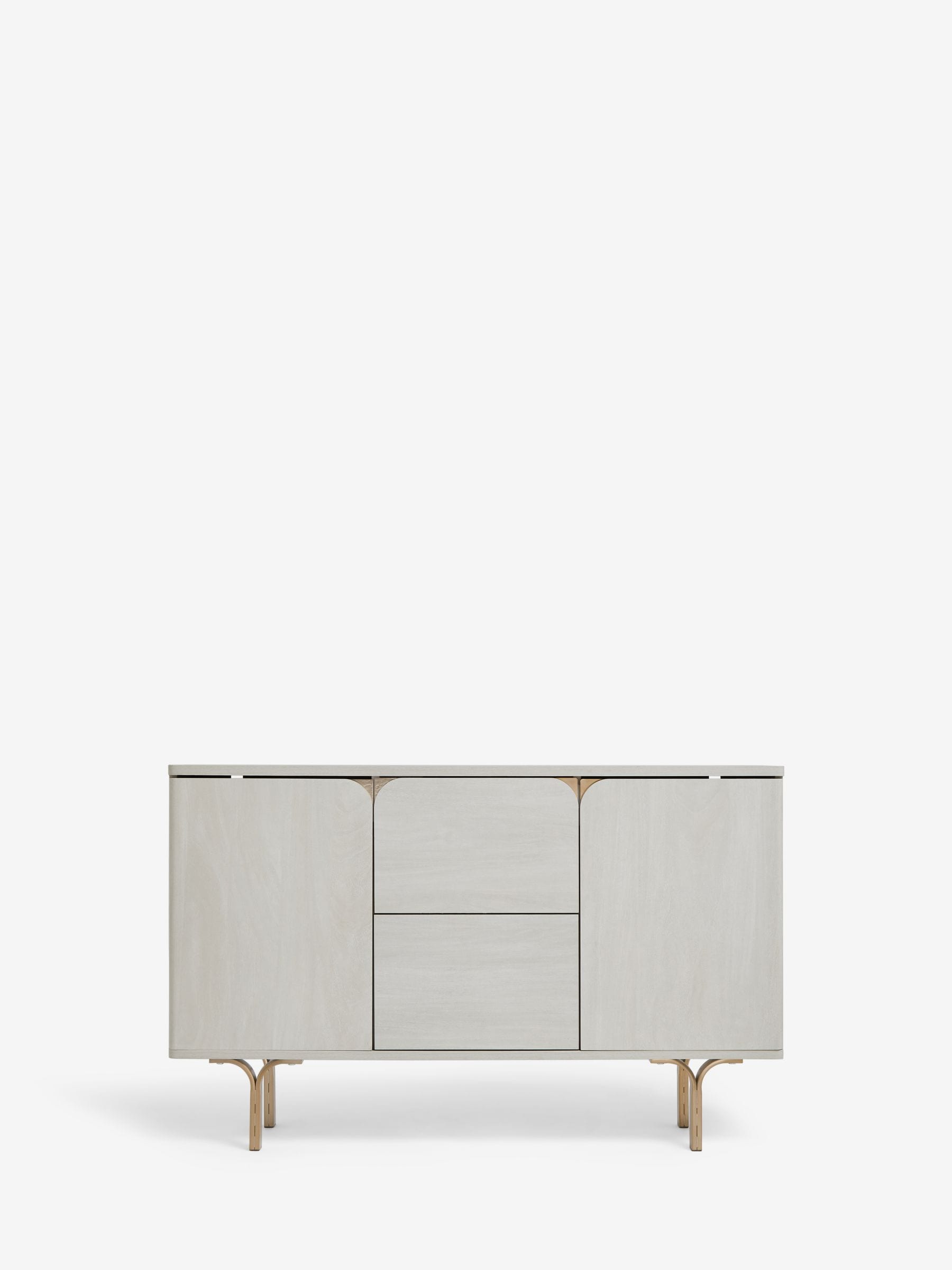 Buy Light Evie Gloss Space Saving Large Slim Sideboard from the