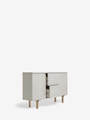 Light Evie Oak Effect Space Saving Large Slim Sideboard - Image 9 of 12