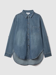 Camisa vaquera con botones Carter de Reiss - Imagen 2 de 6