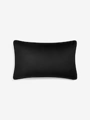 Black 40 x 59cm Matte Velvet Cushion - Image 3 of 5