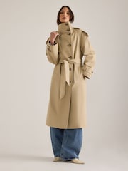 معطف مطر ماكسي Lottie من Anthropologie - صورة 1 من 5