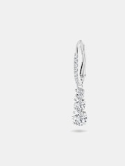 Swarovski Silver Attract Trilogy Earrings - Image 3 of 5