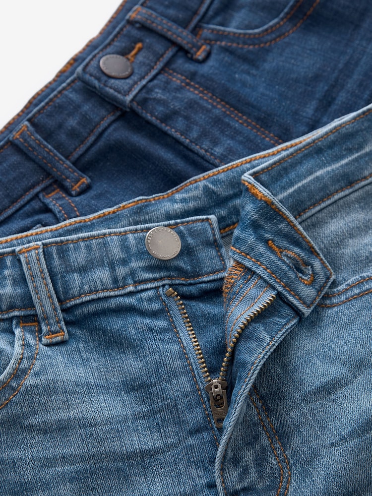 Blues 2 Pack Denim Shorts (3-16yrs) - Image 5 of 5