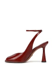 Sam Edelman Brown Esme Regular Fit Ankle Strap Peep Toe Shoes - Image 3 of 8