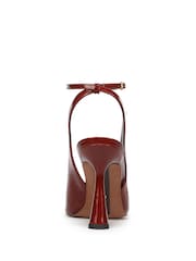 Sam Edelman Brown Esme Regular Fit Ankle Strap Peep Toe Shoes - Image 6 of 8