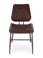 Design Décor Dark Brown Set of 2 Carson Dining Chairs - Image 2 of 8