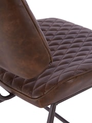 Design Décor Dark Brown Set of 2 Carson Dining Chairs - Image 8 of 8