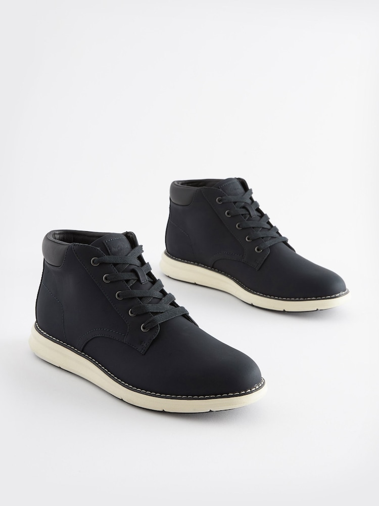 Navy Blue Sports Boots - Image 2 of 6