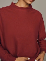 Pula - Anthropologie Alani Cashmere Mock Neck Jumper - Larawan 4 ng 4