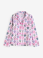 Cath Kidston Lilac Purple Rosette Print 100% Cotton Poplin Button Through Pyjamas - Image 20 of 21