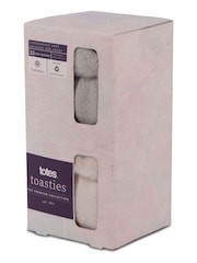 Totes Natural Ladies Brushed Thermal Bed Socks 2 Pack - Image 5 of 5