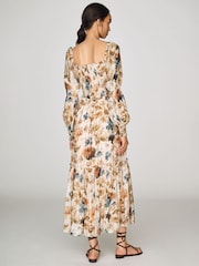 Anthropologie שמלת מידי עם שרוול נפוח - תמונה 2 מתוך 4