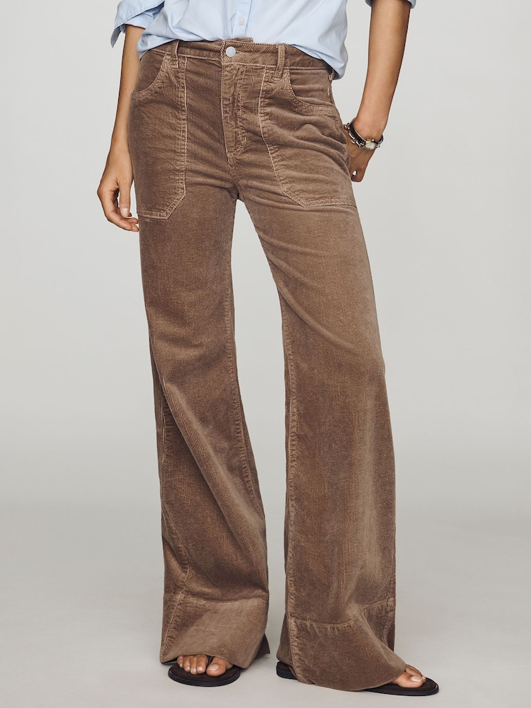 Anthropologie Brown Pilcro Rylan High-Rise Flare Jeans - Image 2 of 4 Anthropologie Brown Pilcro Rylan High-Rise Flare Jeans - Image 2 of 4
