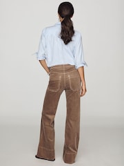 Anthropologie Brown Pilcro Rylan High-Rise Flare Jeans - Image 3 of 4