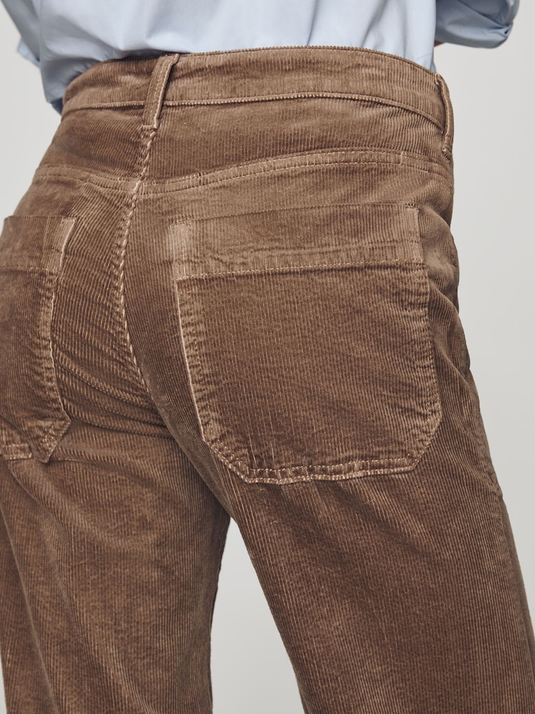 Anthropologie Brown Pilcro Rylan High-Rise Flare Jeans - Image 4 of 4 Anthropologie Brown Pilcro Rylan High-Rise Flare Jeans - Image 4 of 4