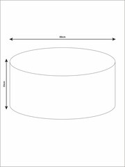 French Connection Brown Oxidised Hua Drum Coffee Table - Image 2 of 4