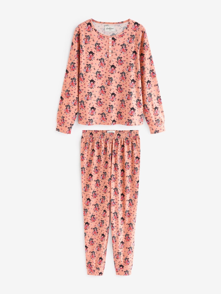 Cath Kidston 100% bombaž Henleys Pižama - Slika 2 iz 8
