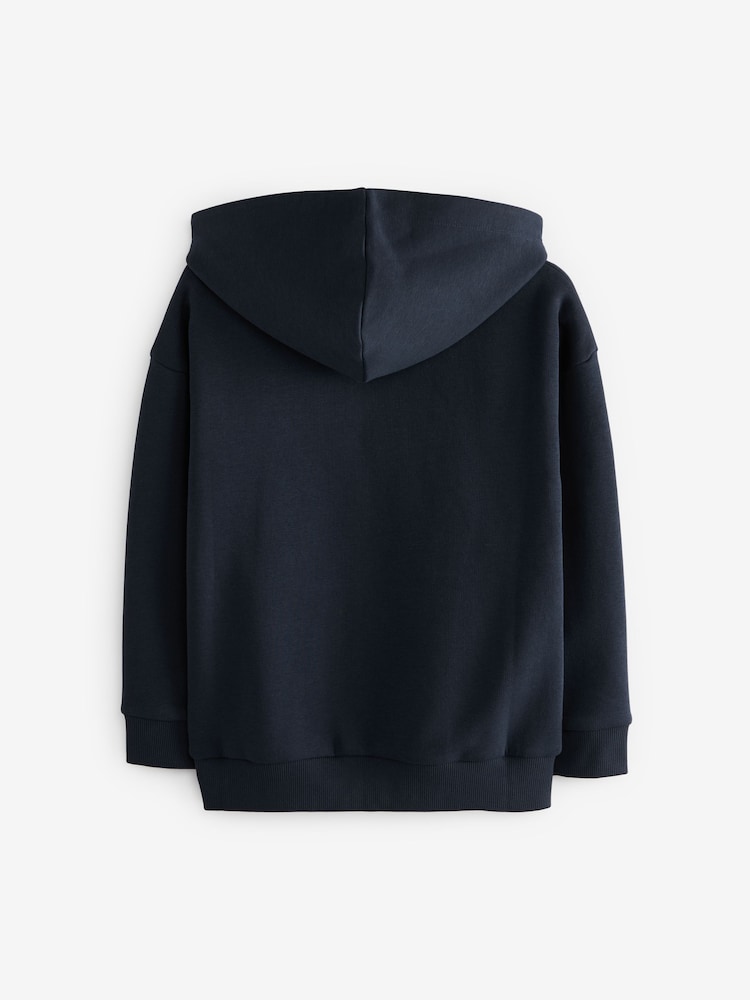 Marine - Clarks Sweat-Hoodie mit durchgehendem Reißverschluss - Image 2 of 4