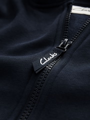 Marine - Clarks Sweat-Hoodie mit durchgehendem Reißverschluss - Image 3 of 4