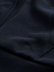 Marine - Clarks Sweat-Hoodie mit durchgehendem Reißverschluss - Image 4 of 4