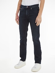 Tommy Hilfiger Black Straight Denton Jeans - Image 1 of 6
